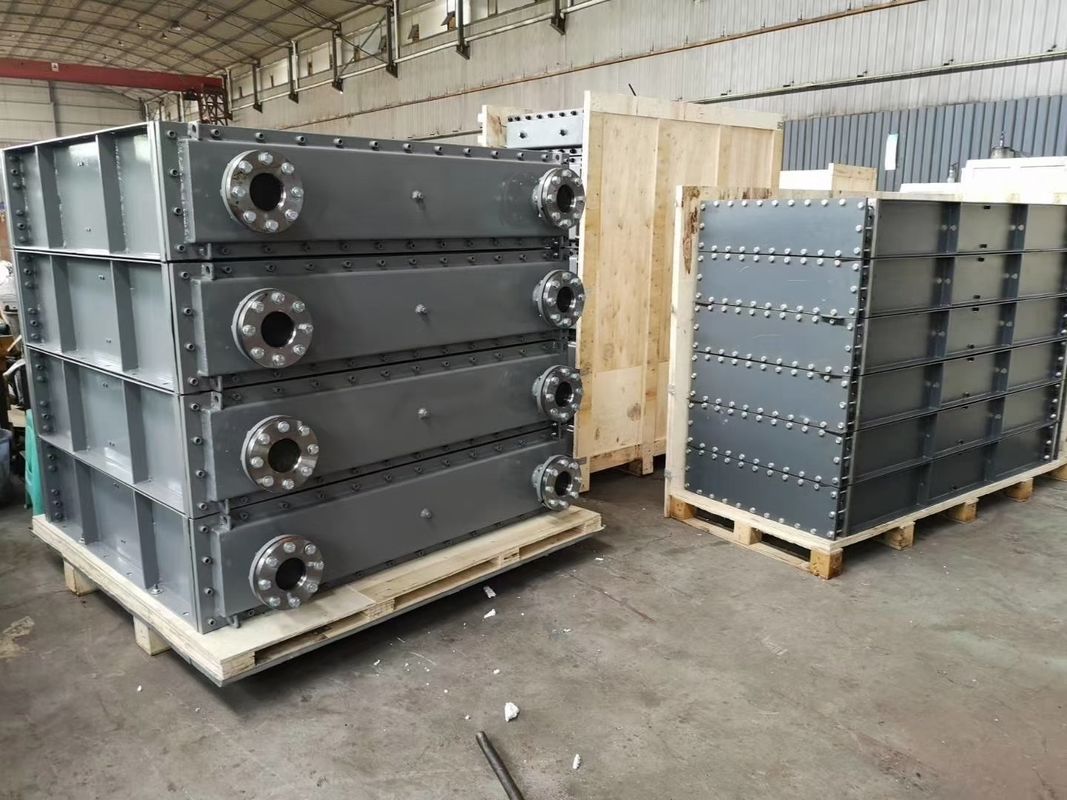 500x500x500 mm 油圧タービン用エアオイルクーラー オイルクーラー 粘度範囲 10-500 cSt 対応 長寿命