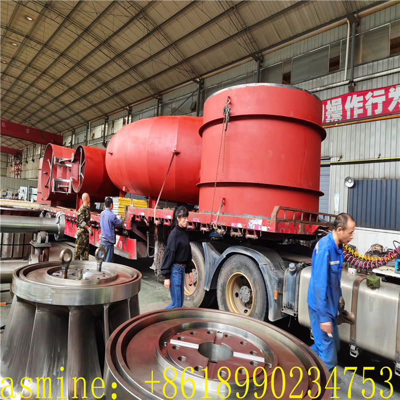高圧フランシスタービン発電機 - 10kVステンレス鋼ランナー材料