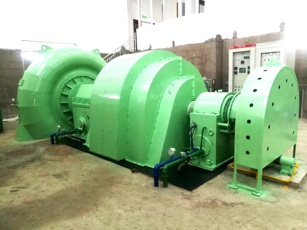小規模発電所用 バターフライゲートボールバルブ付き信頼性の高い水タービン発電機