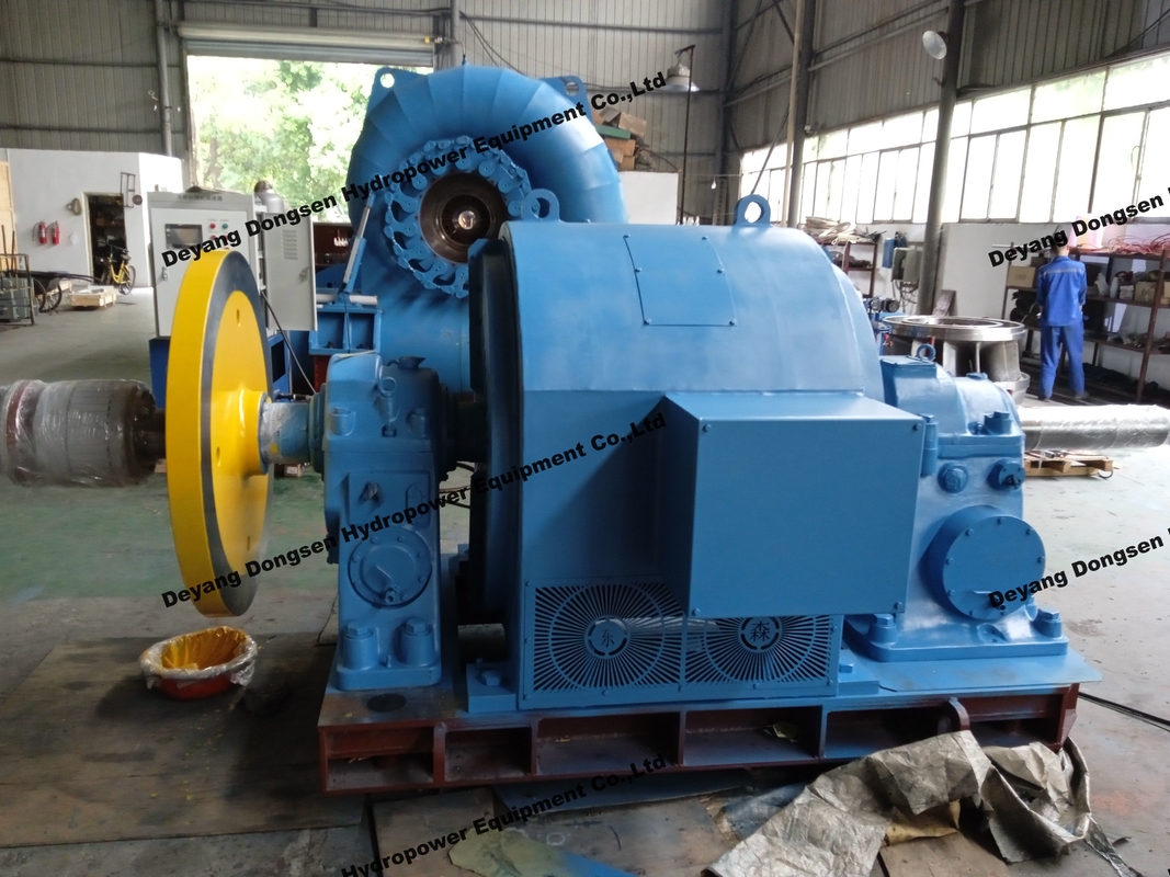 450-1000 RPM マイクロガバナー付きのフランシス水力タービン 長持ち寿命 50年