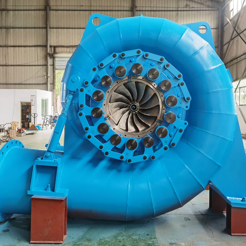 パーソナライズされたペルトン型タービン発電機 500-3000r/min の速度範囲