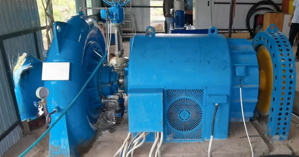 4mW 容量 サステナブレミニ発電所のためのフランシス型水力タービン