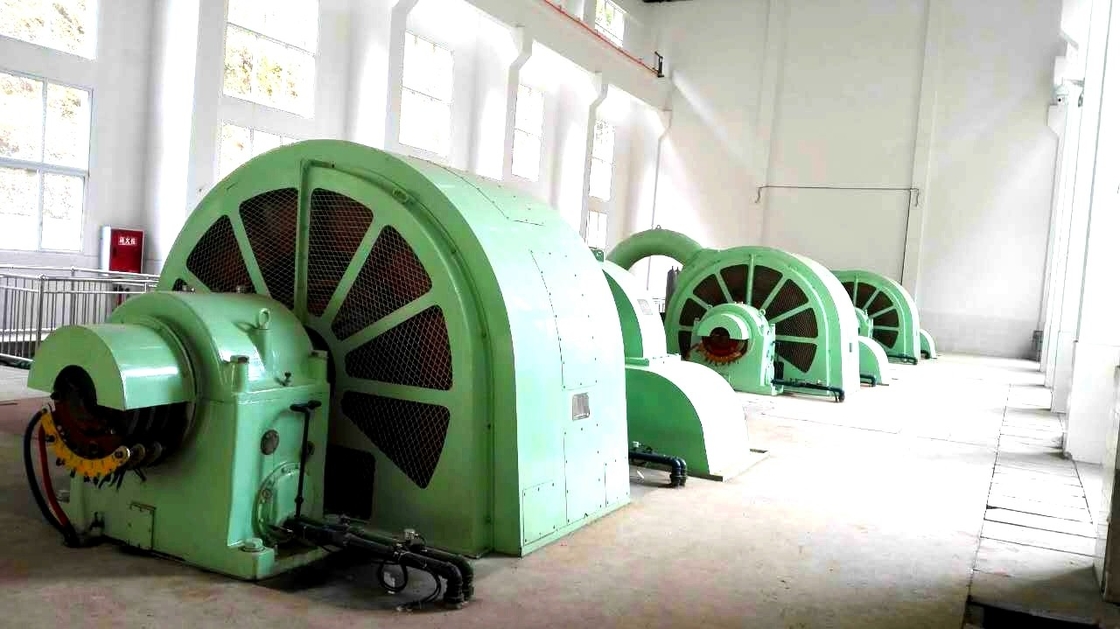 6-10kV 定電圧 鋳鉄/不?? 鋼構造のペルトンホイールタービン発電機