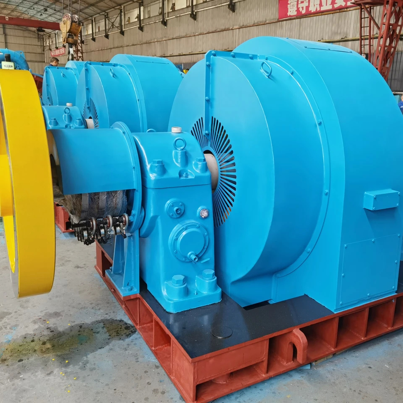 カスタマイズされた容量 水力タービン発電機 200kw-20mw スチールパラメータ 5m-500m 水頭 50HZ/60HZ