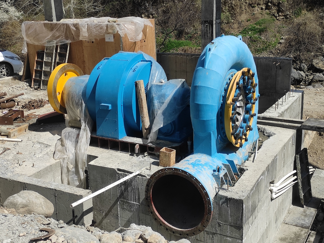 鉄鋼 ステンレス 鉄鋼 高頭水タービン 耐久性 5m-500m 水頭