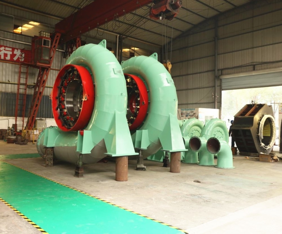 オーダーメイド水タービン発電機 室内/室外冷却方法 220V-690V 200kw-20mw 300-3000rpm