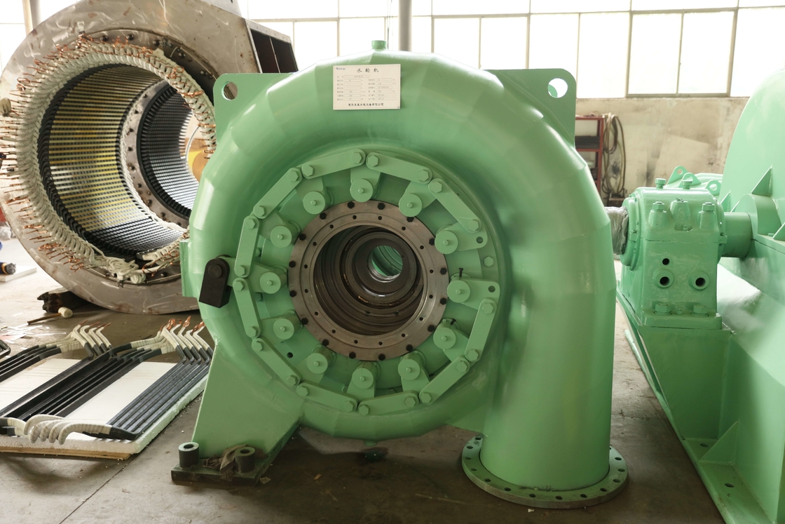 鉄鋼と不鋼鉄の水力タービン発電機 耐久性 200kw-20mw 容量 450-1000rpm