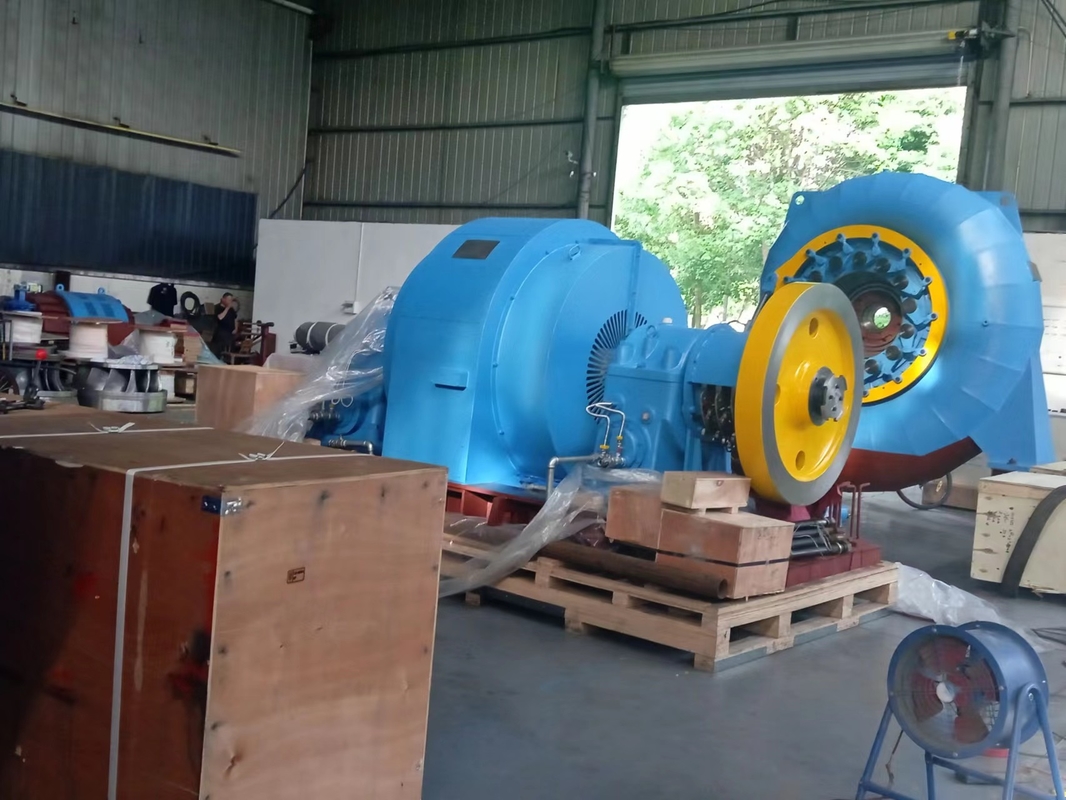300KW-20MW フランシス タービン発電機 ステンレス鋼 ランナー マイクロガバナー