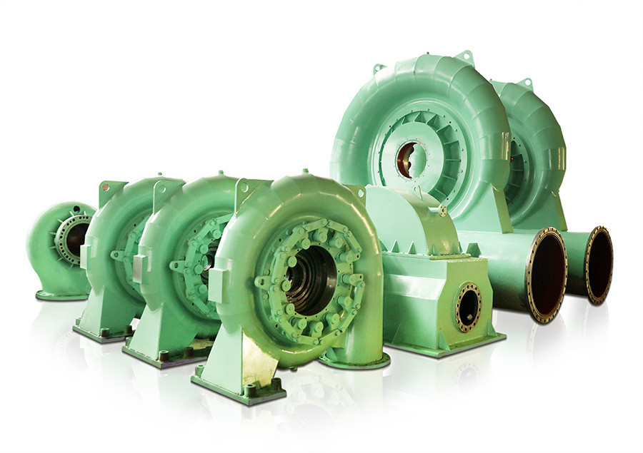 効率 フランシス 水力タービン発電機 450-1000RPM 400V-10kV 20m-300M 水頭