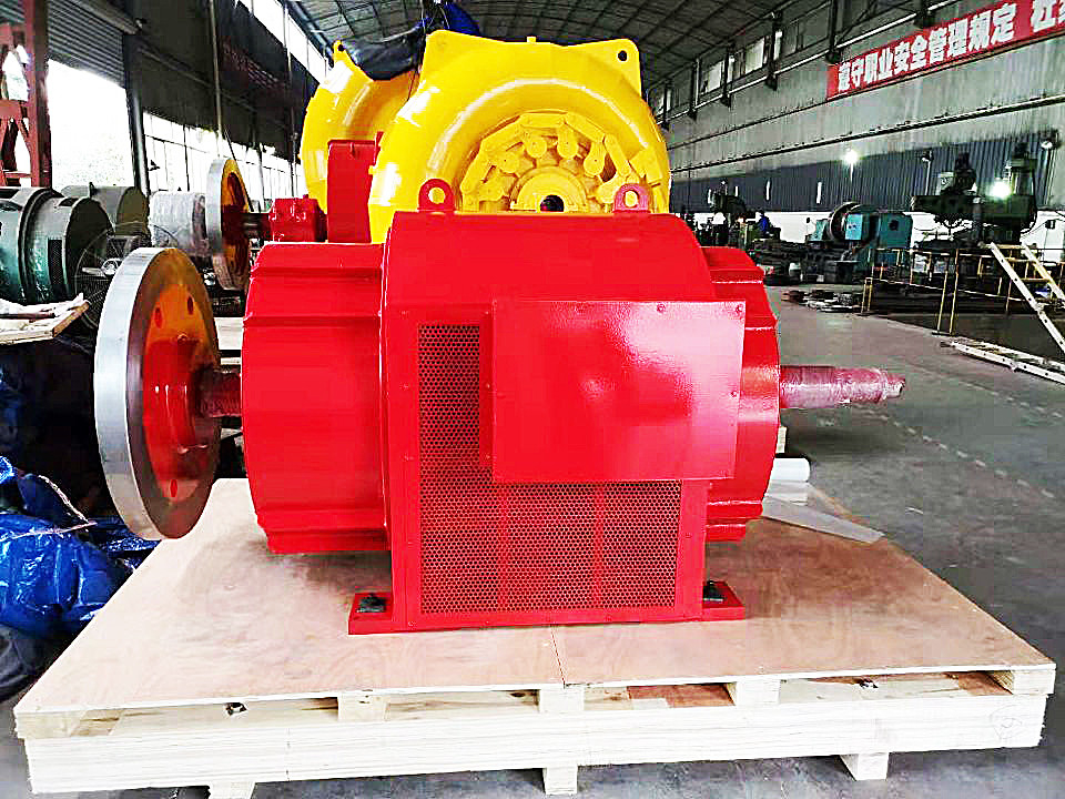 自動フランシスタービン発電機 450-1000RPM 速度 20-300M 水頭 400V-10kV 電圧