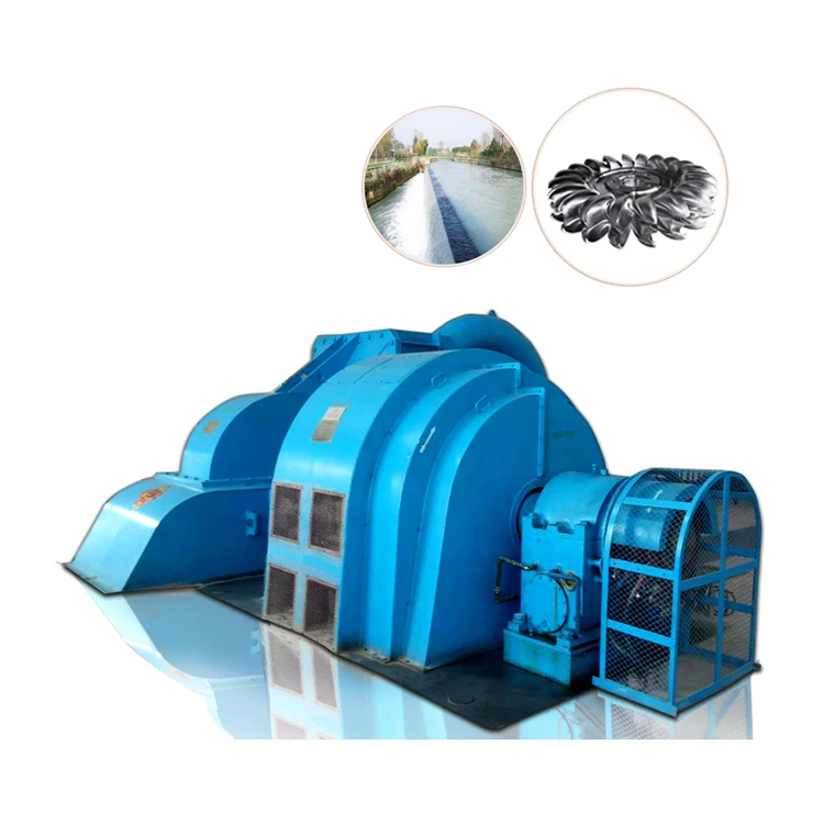 100-1000A 空気/油冷却 ペルトンタービン発電機 微調節器付き不oxidable steel