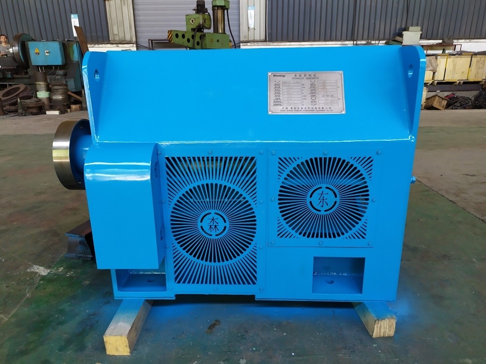 水力発電所用マイクロガバナー直流電源付き高電力ターゴタービン発電機