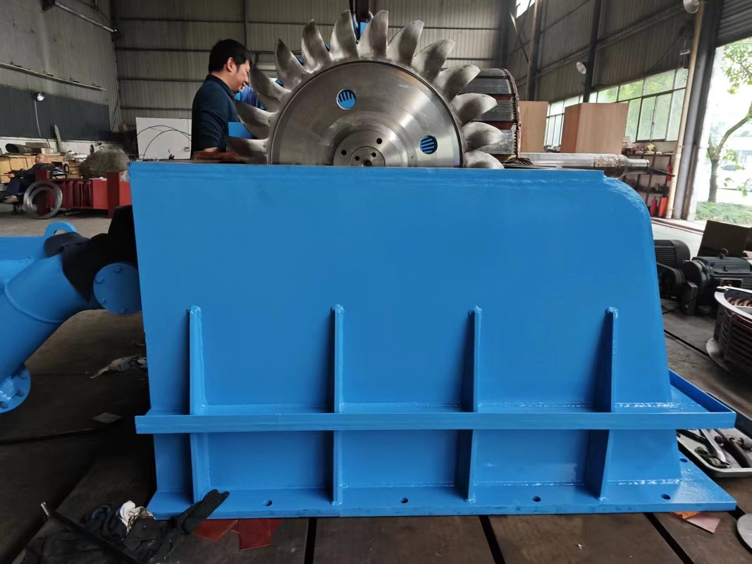 500KW〜10MWの水力タービン発電機 異なる水頭高度で450〜1000rpmで動作する