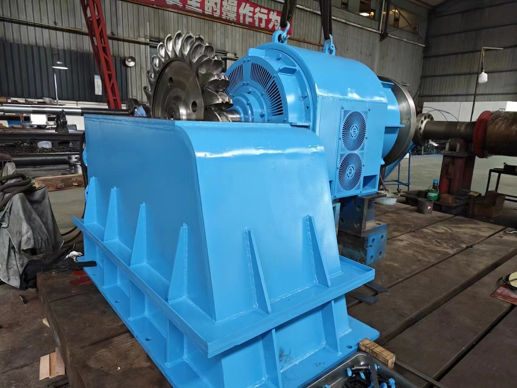 500KW〜10MWの水力タービン発電機 異なる水頭高度で450〜1000rpmで動作する