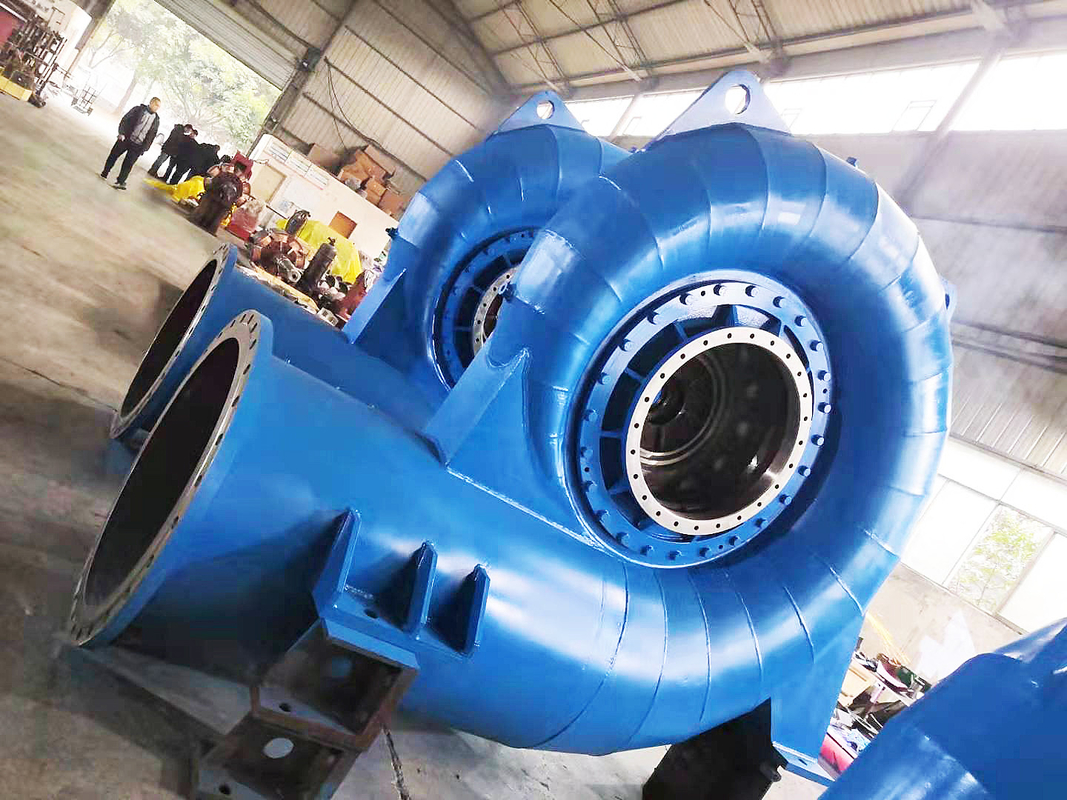 450-1000rpm 20mw 容量 カプランタービン発電機 50HZ/60HZ 鉄鋼と不鋼鋼