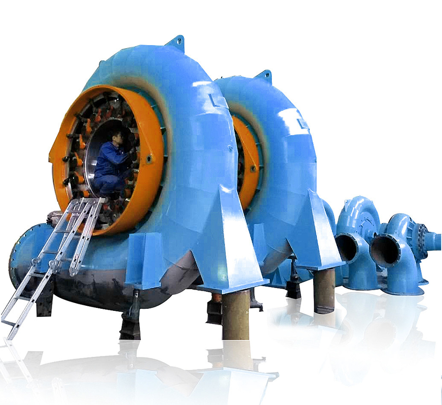 450-1000rpm 20mw 容量 カプランタービン発電機 50HZ/60HZ 鉄鋼と不鋼鋼