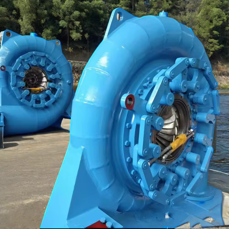 水力タービン発電機 300KW-20MW 電力出力 ブラシレス刺激 垂直設置 300-3000rpm 速度