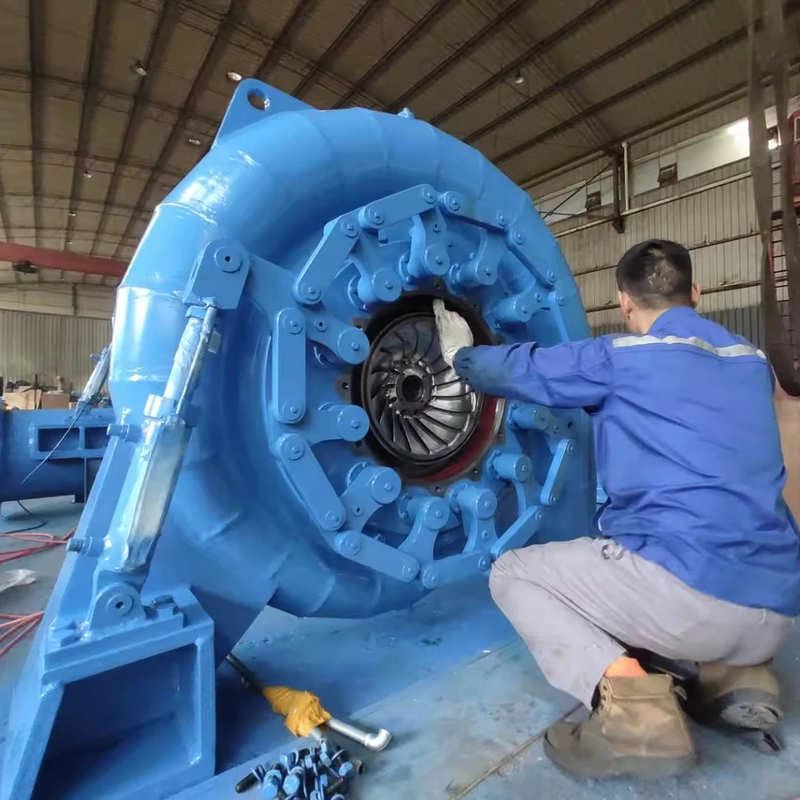 690V 20MW 垂直式水タービン発電機 空気/水冷却 内外設置