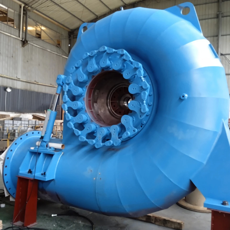 200kW - 20MW スチールとステンレス 建設 耐久性のあるフランシス 高頭水タービン