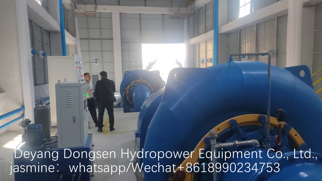 フランシスタービン発電機 450-1000RPM 定位頭 20m-300M 定位電圧 400V-10kV