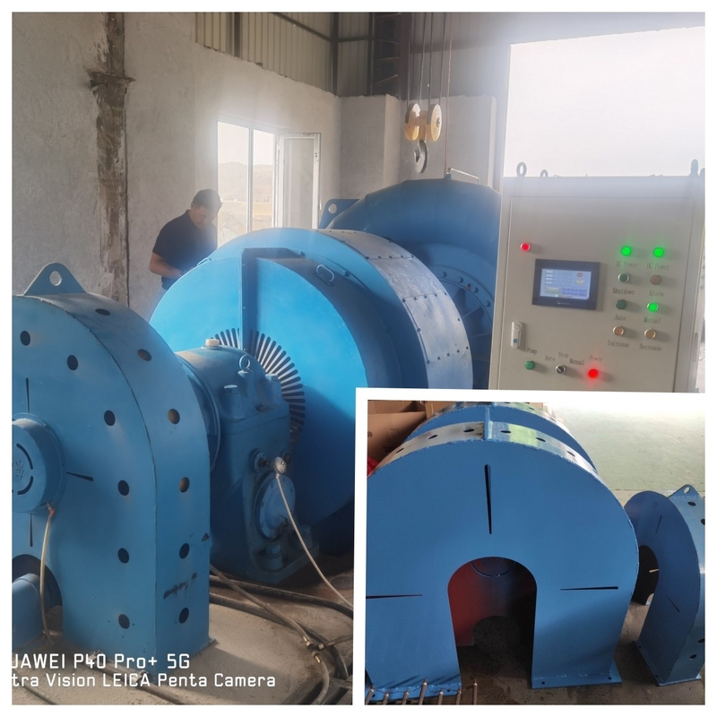 カスタマイズされた色水タービン発電機 200kw-20mw 輸出 300-3000rpm 速度