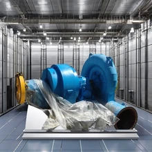 空気/水冷却水タービン発電機