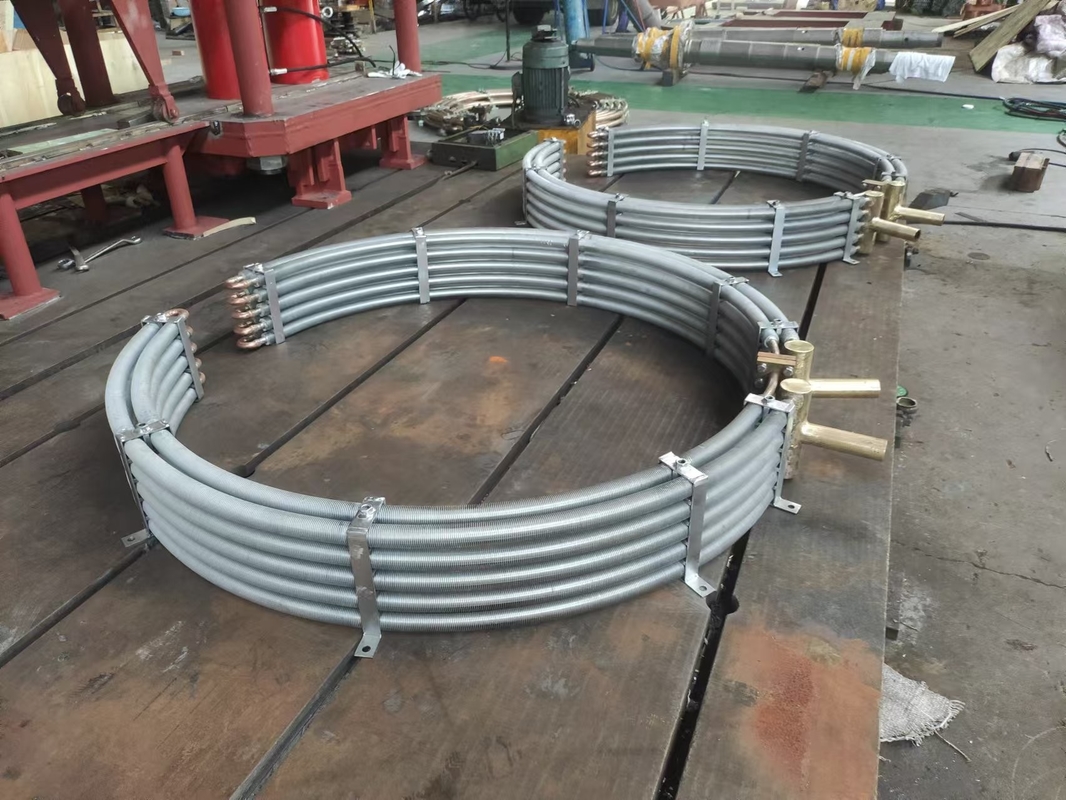 工業用壁掛け液体オイルクーラー 10-50 kg 液体パイプ用 動作温度範囲 0-80°C 性能