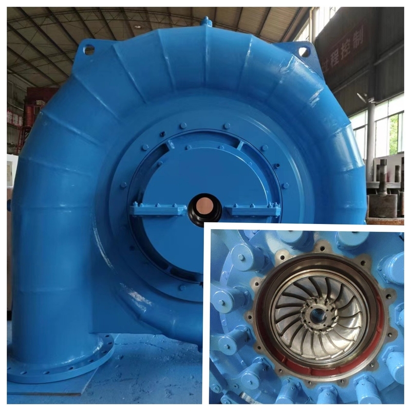 ウォーターヘッド 20m-200m フランシス 水力タービン発電機 88-96%の効率と性能