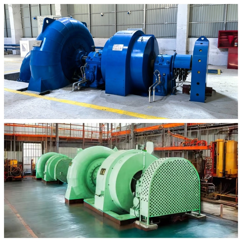 ウォーターヘッド 20m-200m フランシス 水力タービン発電機 88-96%の効率と性能
