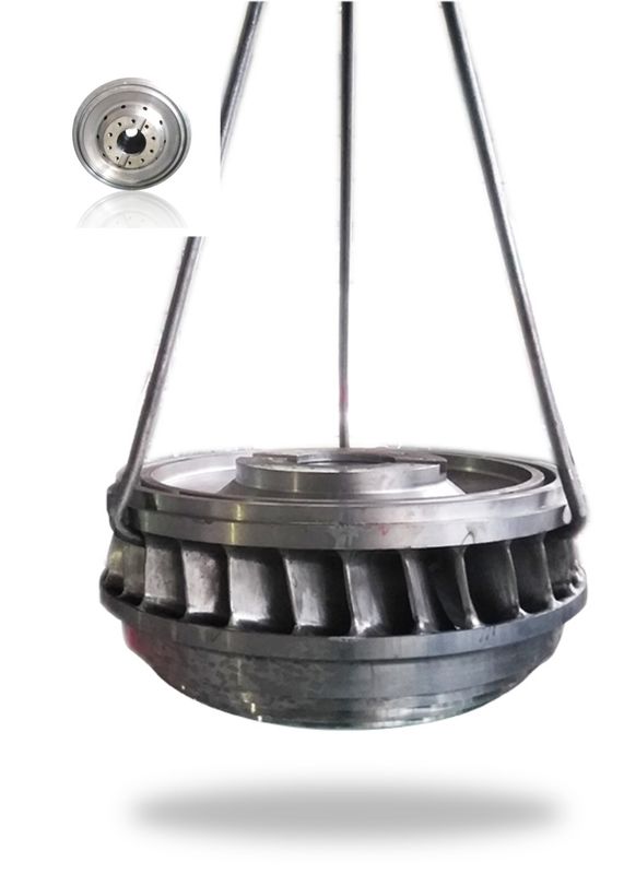 水力発電ハイドロタービンランナー、カスタマイズされたブレード長と300rpm定格回転速度