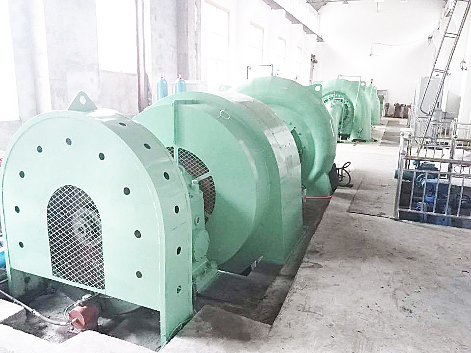 高耐久性の水力タービン 水力発電機 水頭用 20m~200m