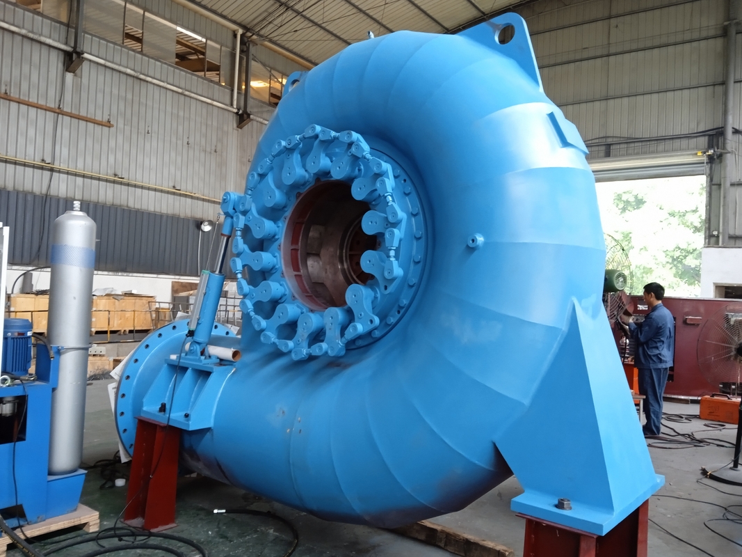 DN2250-3200mmパイプ直径 自動制御システムと空気/水冷却のフランシスタービン発電機