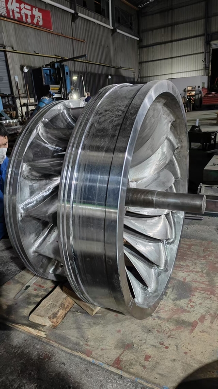 環境に優しい持続可能なエネルギー生産のためのステンレス鋼水力タービンランナー直径0.5 10メートル