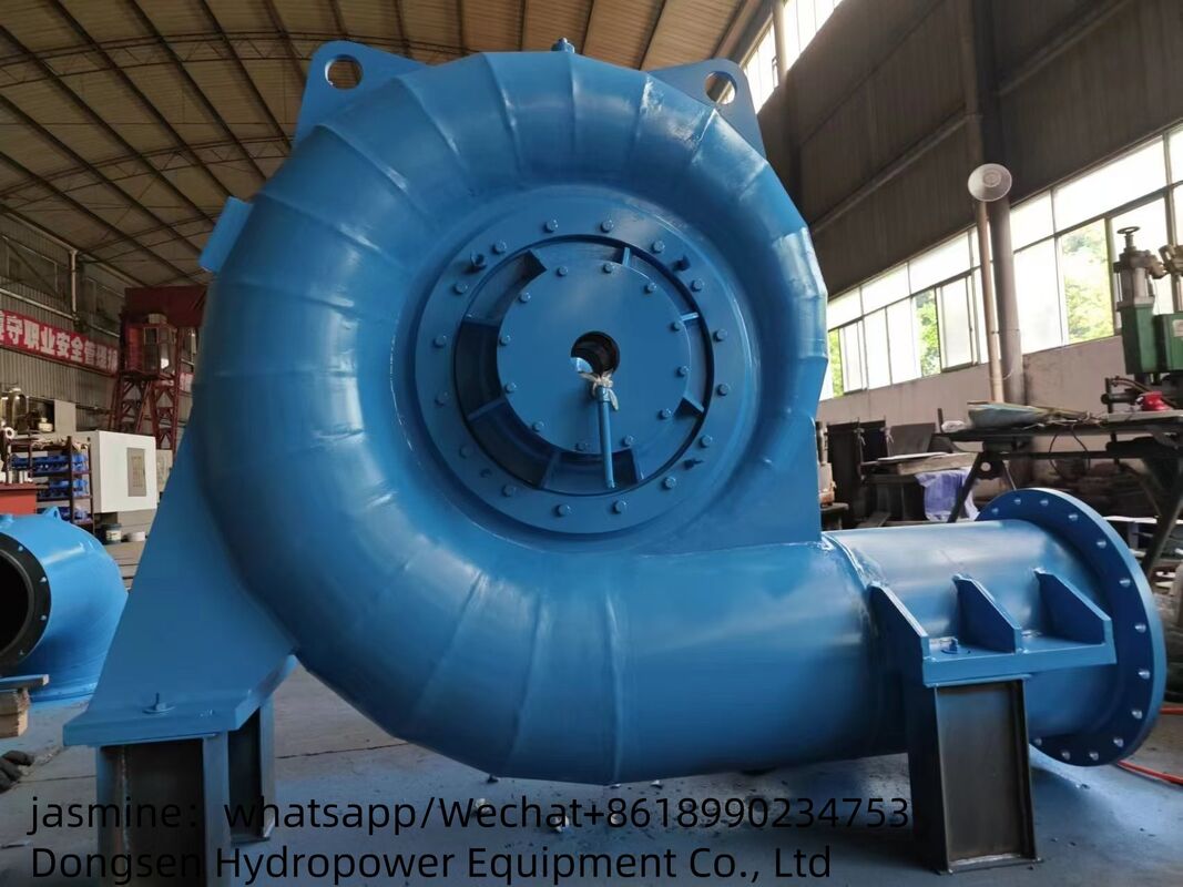 デザインヘッドのために設計されたフランシス・ランナー水力タービン発電機 168〜357 M 頑丈なフランシス・タービン発電機技術