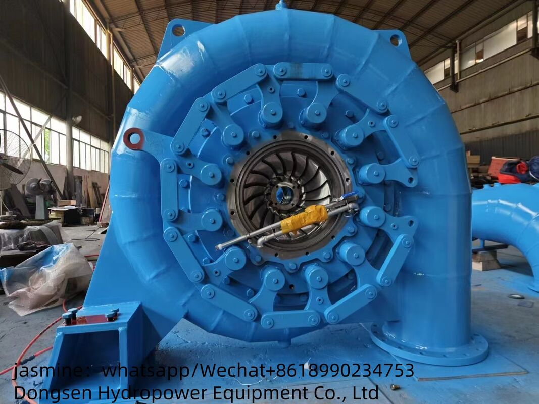 デザインヘッドのために設計されたフランシス・ランナー水力タービン発電機 168〜357 M 頑丈なフランシス・タービン発電機技術