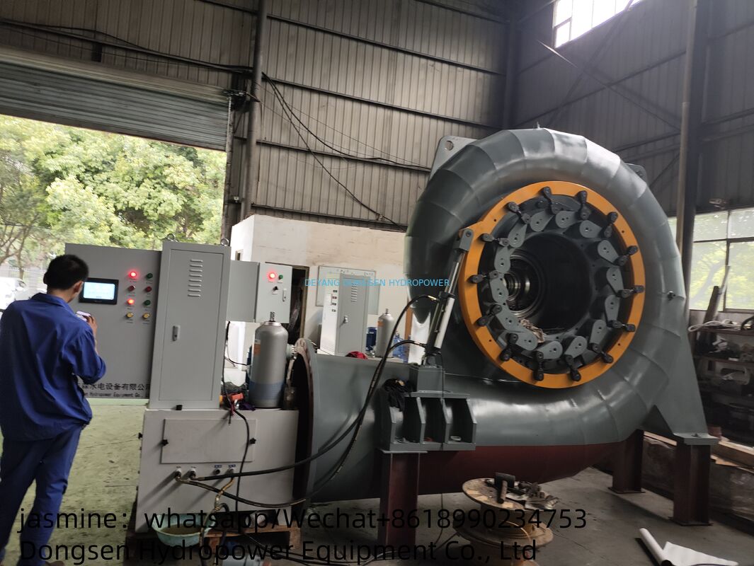 CFD Optimized Francis Hydro Turbine Generator Customizable 100KW to 20MW Power Output Achieving 90 Percent Efficiency