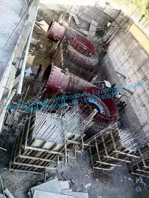 垂直または水平性能のための450-1000RPMの定速フランシスタービン発電機