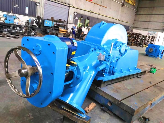 垂直/水平 200kW-30MW トルゴタービン発電機 50-400m 頭 500-3000rpm スピード
