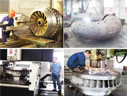 ブラシレスまたは静電励磁方式の水力タービンランナ：OEMの柔軟性と入口圧力10 MPaに対応し、水力発電システムに最適化