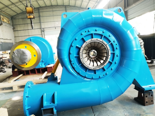 水頭用のカスタマイズされた水力タービン発電機 450-1000rpm耐久性