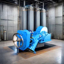 30MWの垂直タービン発電機 50Hzの周波数と500-3000rpmの速度