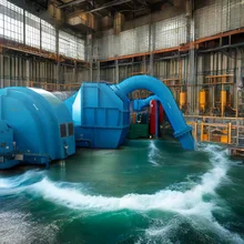 水力タービン発電機 空気/水冷却 50Hz/60Hz 垂直/水平設置用周波数