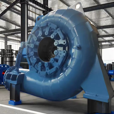 300KW~20MWのステンレス・スティール・フランシス・タービン・ジェネレーターは,水頭20m~300Mで動作し,RPMは450~1000です.