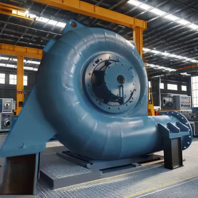 高頭水タービン RPM 450-1000rpmで水頭5m-500m