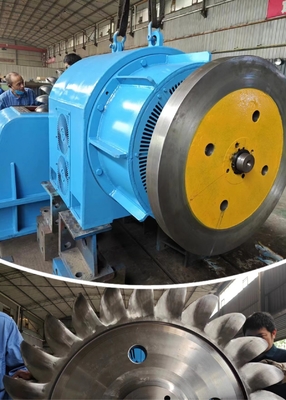 高品質の高水頭に使用される空気冷却100kw-10mwペルトンタービン