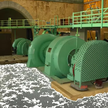 100KW-10MWの水力タービン発電機 電気バルブとマイクロコンピュータガバナー