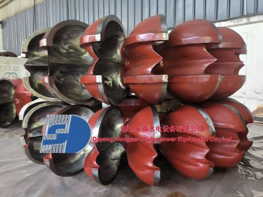 1〜10MWの水力発電用途のためのカスタマイズ可能な刃の寸法を持つステンレスステール水力タービンランナー