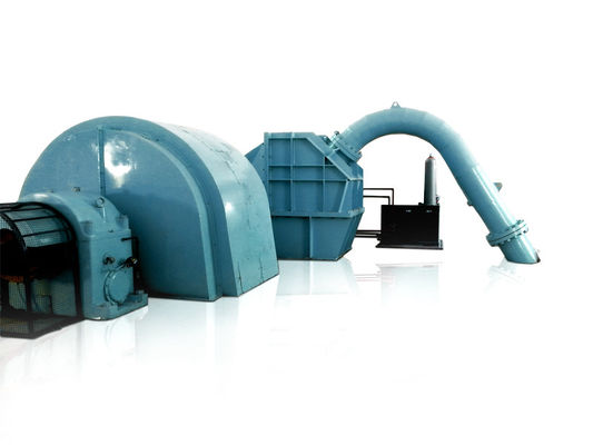 水力発電 1500 Rpm ステンレス鋼ランナー付きペルトン型タービン発電機