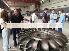 1〜100MWの名乗電力の水力タービンランナー,入口圧10MPaとステンレス鋼材