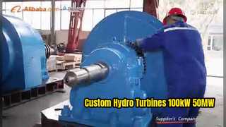 カスタム水力タービン ソリューション 100kW ～ 50MW